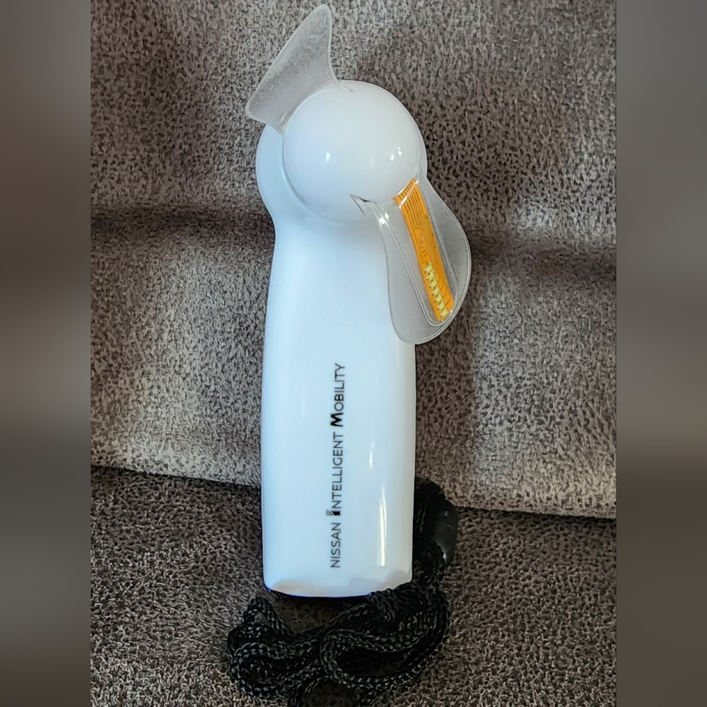 New RARE Nissan Intelligent Mobility Light Up Fan Advertisement Battery Operated